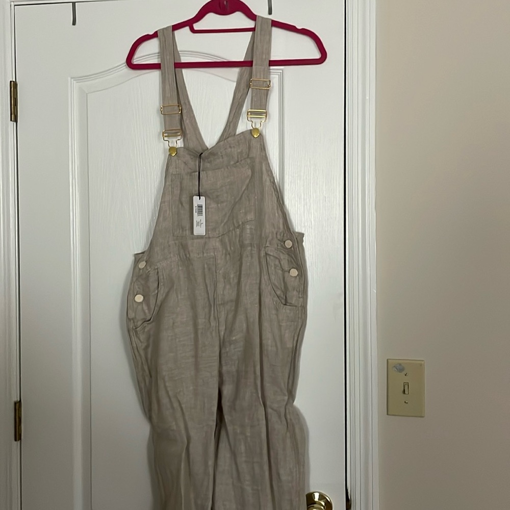 We wore what linen overalls